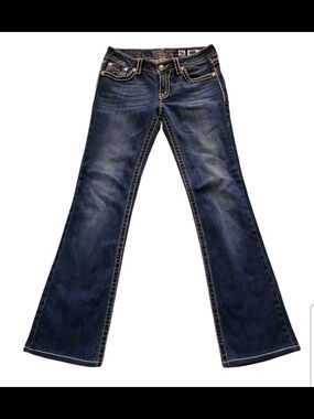 Miss Me Women's Dark Blue Flare Jeans